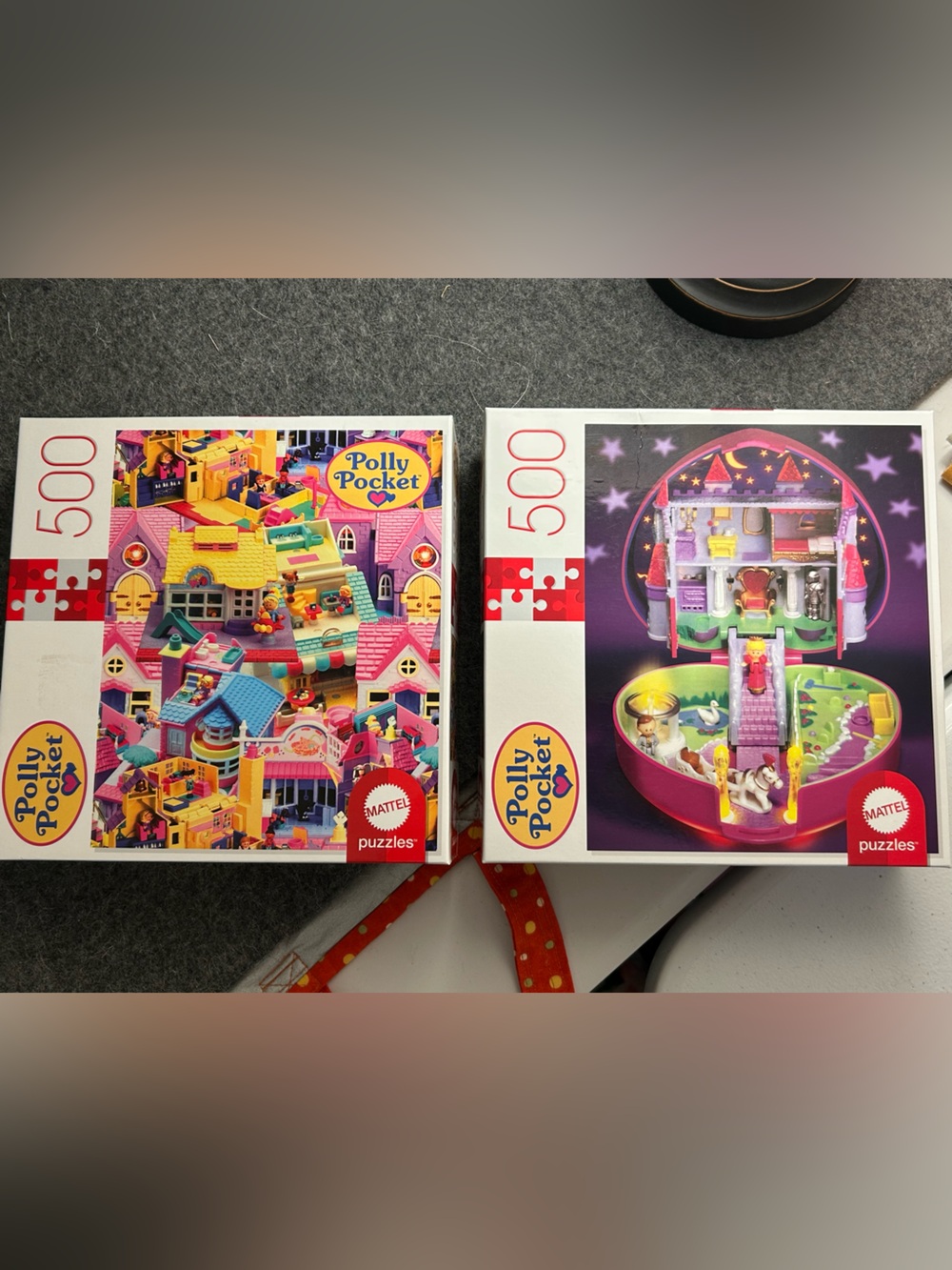 2 Puzzle Set - Polly Pocket 1 New, 1 Used